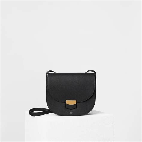 celine trotteur compact|Compact Trotteur bag in grained calfskin .